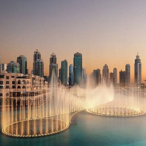 Dubai szökőkút